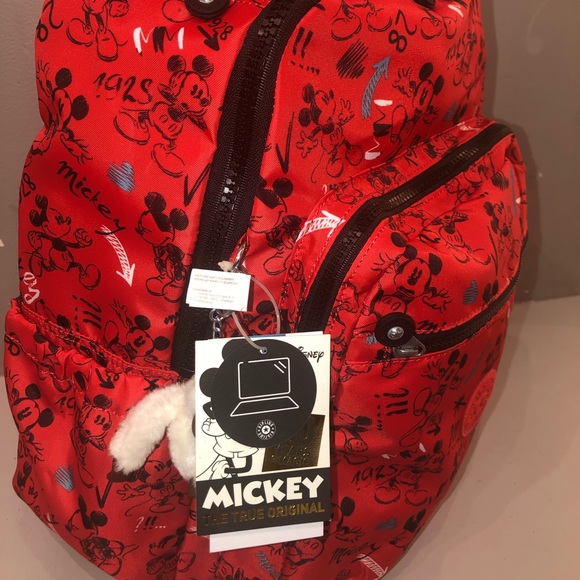 Kipling Bags Mickey Mouse Kipling Backpack Poshmark